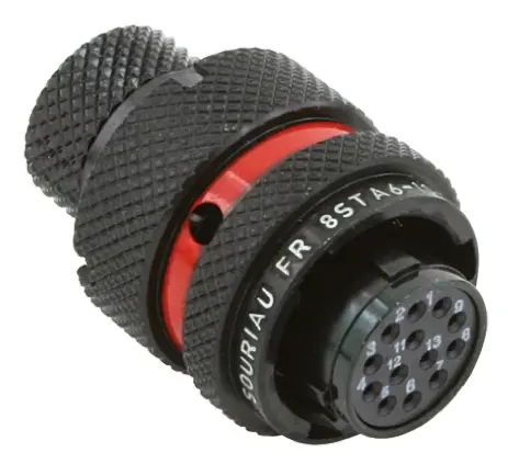 Produktfoto 1 von Souriau Sunbank by Eaton 8STA 10 Standard Rundsteckverbinder Stecker 13-polig Buchse 5A Kabel IP67