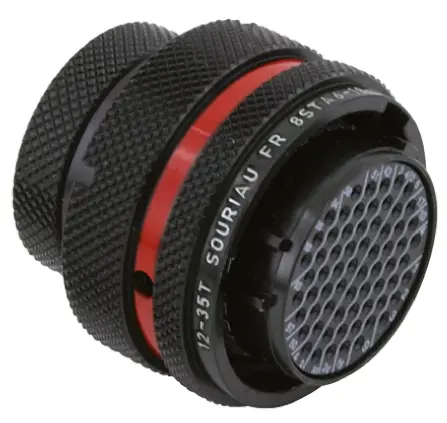 Produktfoto 1 von Souriau Sunbank by Eaton 8STA 18 Standard Rundsteckverbinder Stecker 66-polig Buchse 5A Kabel IP67