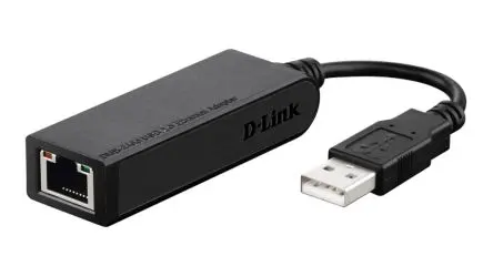 Produktfoto 1 von D-Link USB-Ethernet-Adapter USB 2.0 Schwarz 100Mbit/s