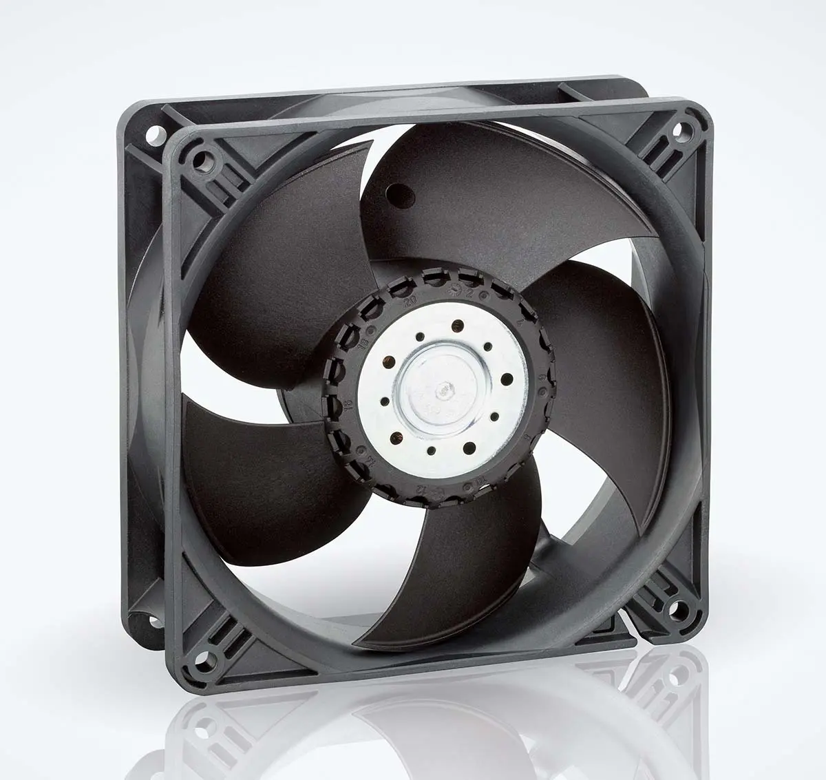 Produktfoto 1 von ebm-papst 4400 Axiallüfter, Kugel, 24V dc / 3.2 W 133 mA, 3000 U/min, 168 m³/h IP20 119 mm 119mm 38 mm