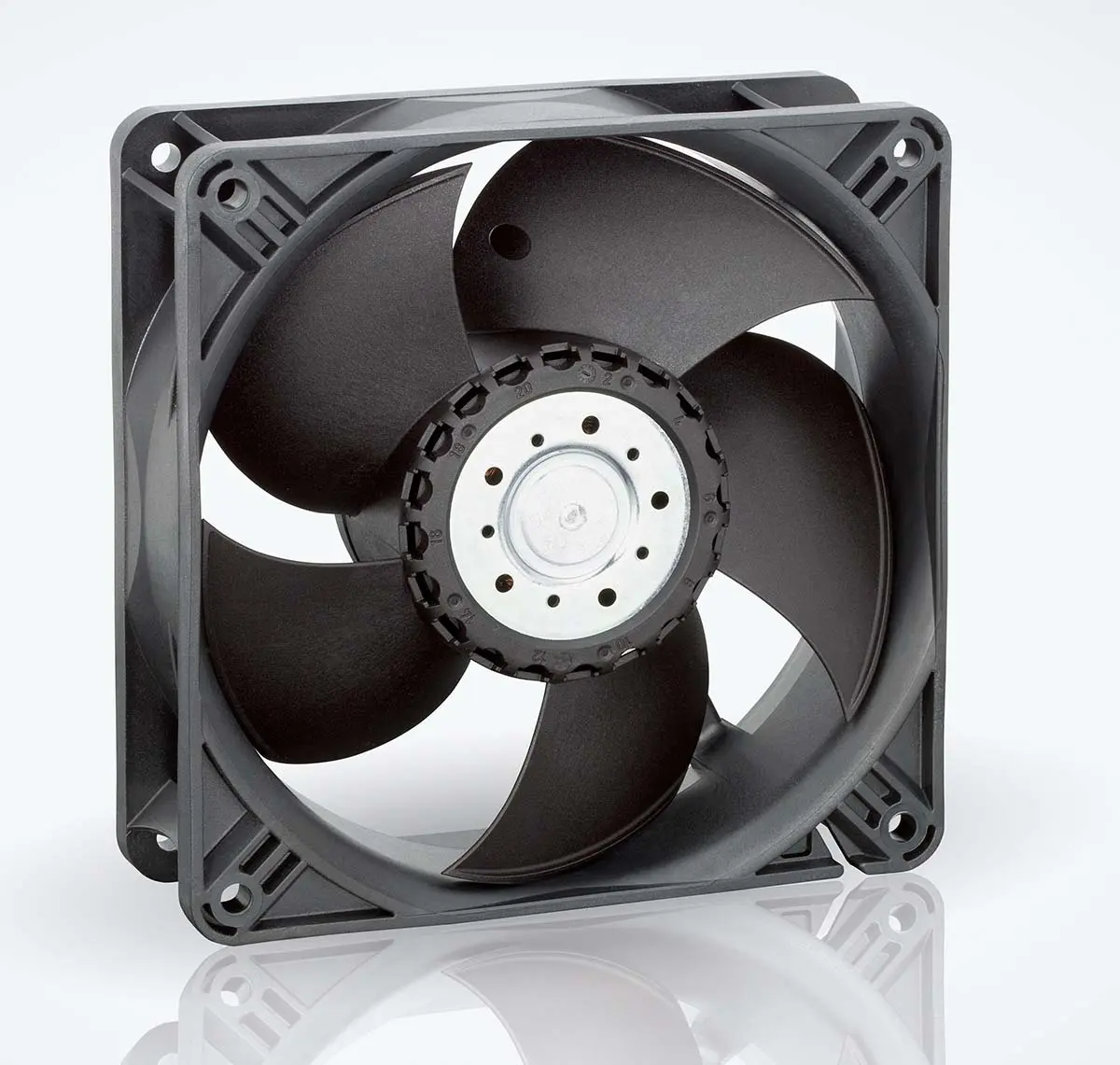 ebm-papst 4400 Axiallüfter, Kugel, 24V dc / 4.1 W 170 mA, 3300 U/min, 184 m³/h IP20 119 mm 119mm 38 mm