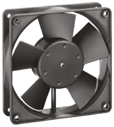 Produktfoto 1 von ebm-papst 4300 Axiallüfter, Hülse, 12V dc / 1.2 W 100 mA, 1550 U/min, 95 m³/h IP68 119 mm 119mm 32 mm