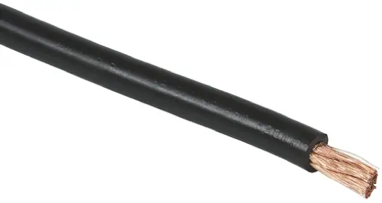 Produktfoto 1 von RS PRO Einzeladerleitung 16mm², 6 AWG 100m Schwarz PVC isoliert Ø 9.2mm 126 / 0,4 mm Litzen