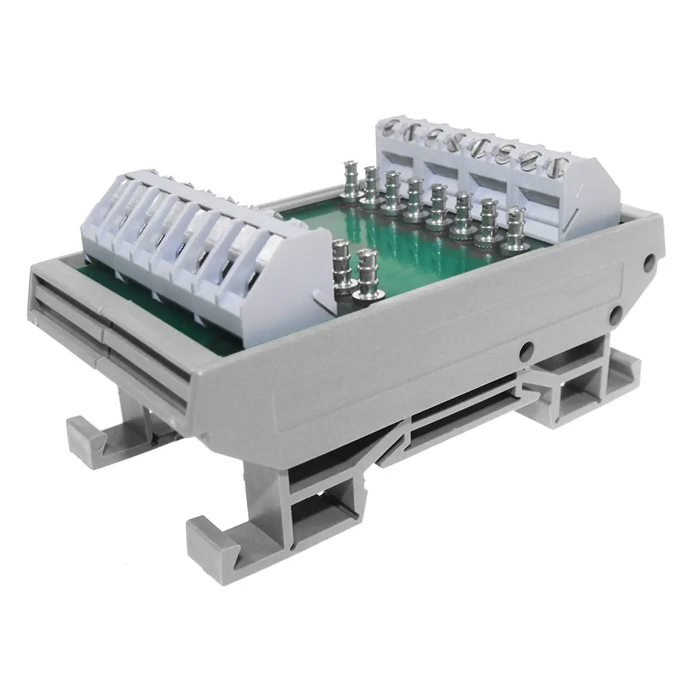 Produktfoto 1 von CAMDENBOSS Schnittstellenmodul Schraubbefestigung, 8-polig, 250 V dc, DIN-Hutschiene 1A
