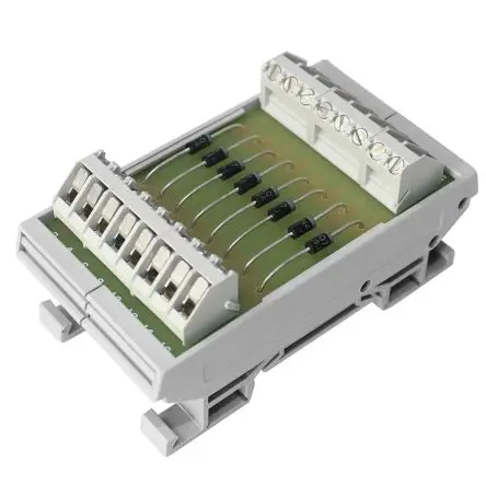 Produktfoto 1 von CAMDENBOSS Schnittstellenmodul Schraubbefestigung, 8-polig, 250V dc, DIN-Hutschiene 1A