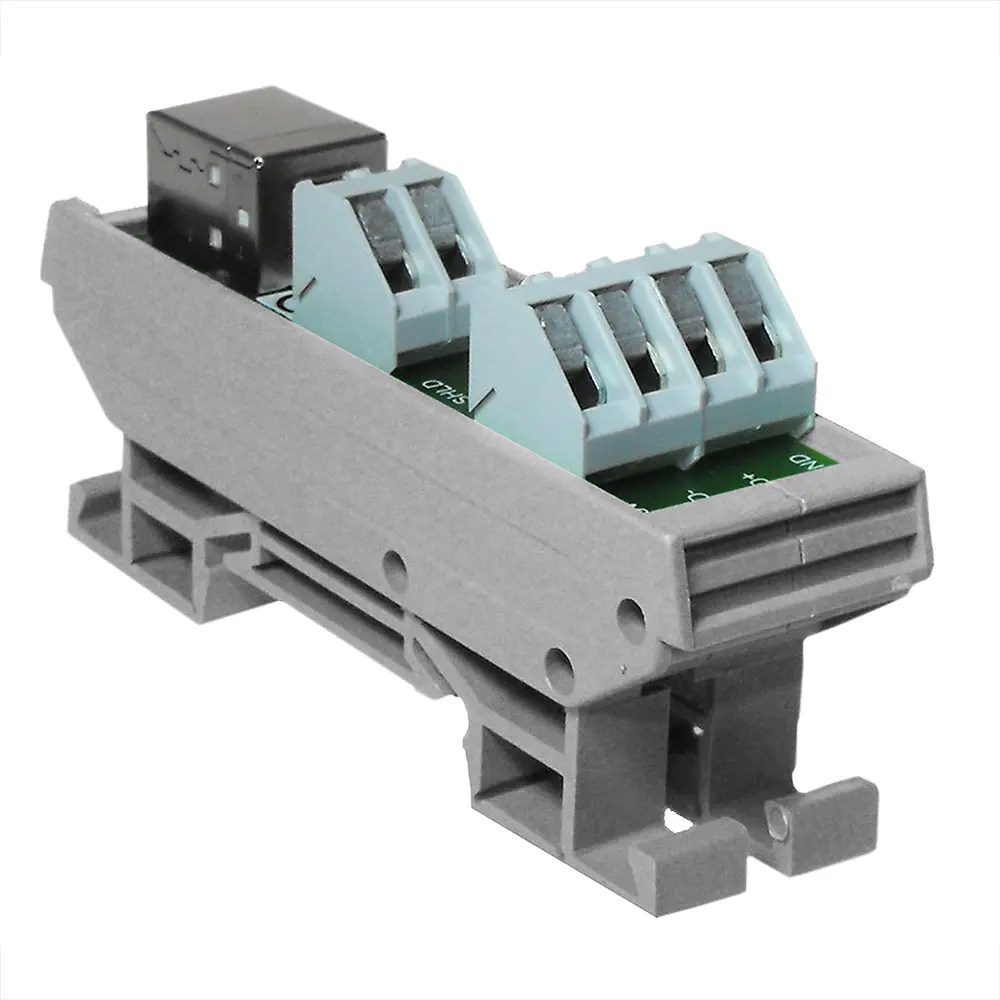 Produktfoto 1 von CAMDENBOSS CIM Schnittstellenmodul Schraubbefestigung, Buchse, 4-polig, 30 V dc, DIN-Hutschiene 100mA