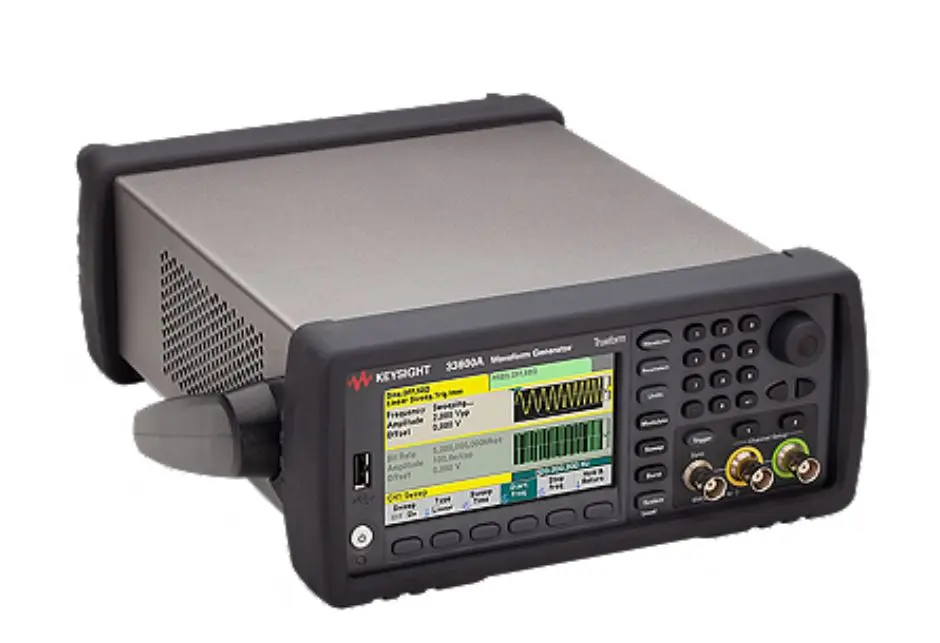 Produktfoto 1 von Keysight Technologies 33512B Funktionsgenerator Variable Wobbelfuntion 1 μHz → 20 MHz 2-Kanal Digitalfrequenz FM