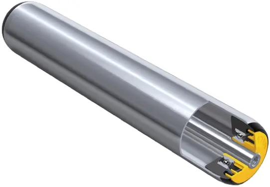 Produktfoto 1 von Interroll Vezinkte Stahl, Rund Förderbandrolle Ø 60 mm x 500 mm, Innengewinde Spindel 12 mm 510 mm
