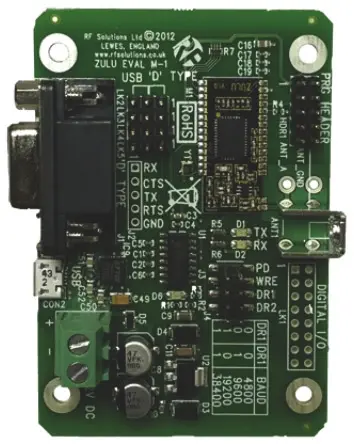 Produktfoto 1 von RF Solutions HF-Modul Modul HF-Modul 68 MHz bis 256 kbps FSK moduliert 3.6 V / 20 dBm, Oberfläche
