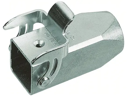 Produktfoto 1 von HARTING Han EMC Gehäuse für robusten Stromversorgungsstecker 1 Hebel 1, Kabel 3A Steckverbinderkappe, IP65