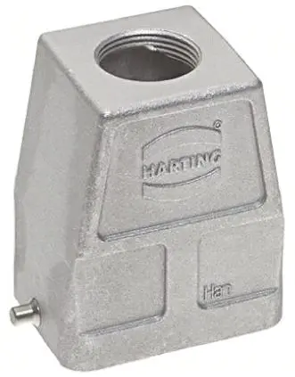 Produktfoto 1 von HARTING Han EMC Kappe für robusten Stromversorgungsstecker 1 Hebel 1, Anschlusshaube 6B Steckverbinderkappe, IP65