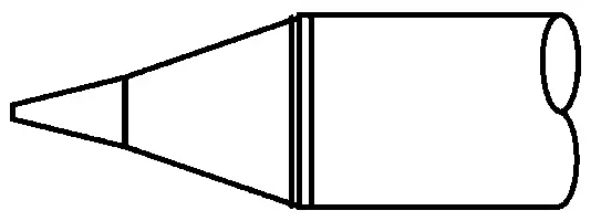 Produktfoto 1 von Metcal / SxP Lötspitze 0,4 mm konisch SCP für MFR-H1-SC2