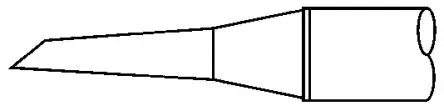 Produktfoto 1 von Metcal / SxP 16.5 mm Lötspitze 1.5 mm Angeschrägt 30 ° SCP für MFR-H1-SC2