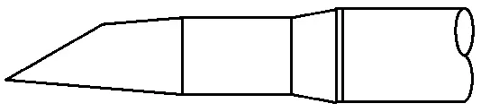 Metcal / SxP Lötspitze 3,5 mm Angeschrägt SCP für MFR-H1-SC2