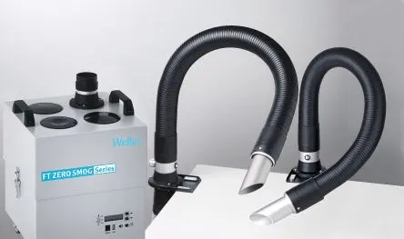 Produktfoto 1 von Weller Zero Smog 4V Lötrauch-Absauger, 275 W / 230V F7, 48 dBA