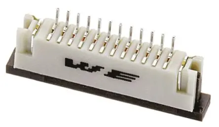 Produktfoto 1 von Wurth Elektronik 686 ZIF, Oberfläche Gerade FPC-Steckverbinder, 10-polig Stecker / 1-reihig, Raster 1 mm, Lötstift