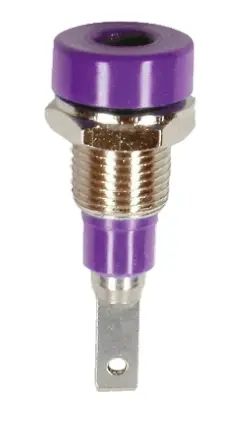 Produktfoto 1 von Staubli 2 mm Buchse Violett Buchse für Laborstecker, 60 V dc 10A Stecker