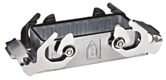Produktfoto 1 von EPIC H-BE Gehäuse für robusten Stromversorgungsstecker 2 Hebel 2, Schott Steckverbindergehäuse, IP68