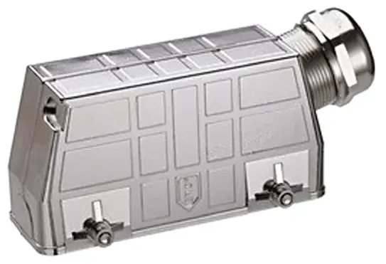 Produktfoto 1 von EPIC H-BE Kappe für robusten Stromversorgungsstecker 2 Hebel 2 Steckverbinderkappe, IP65