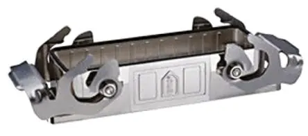 Produktfoto 1 von EPIC H-BE Gehäuse für robusten Stromversorgungsstecker 2 Hebel 2, Schott Steckverbindergehäuse, IP65