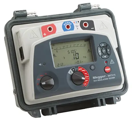 Produktfoto 1 von Megger MIT515 Isolationsprüfer 250 V, 6mA, 5000 V Isolationsprüfer CAT IV