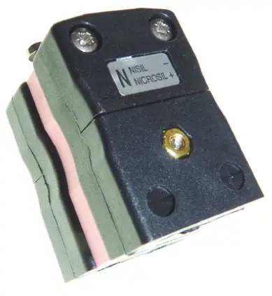 Produktfoto 1 von RS PRO Standardgröße Duplex-Buchsensteckverbinder für Thermoelement Steckbuchse für Thermoelement Typ N