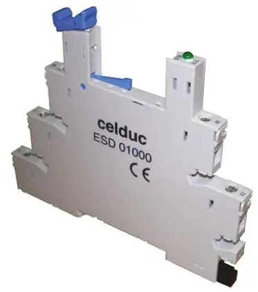 Produktfoto 1 von Celduc Relaissockel, DIN-Hutschiene