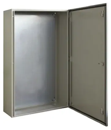 Produktfoto 1 von RS PRO Stahl Wandanschlusskasten RAL 7032 IP66, HxBxT 1000 mm, 800 mm x 260 mm