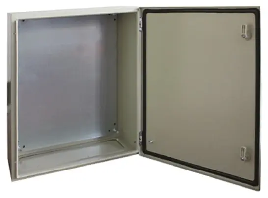 Produktfoto 1 von RS PRO Stahl Wandanschlusskasten RAL 7032 IP66, HxBxT 800 mm, 600 mm x 200 mm