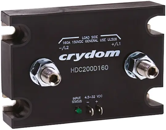 Produktfoto 1 von Sensata / Crydom HDC Panel Halbleiterausgang 48 V dc 32V dc / 120 A