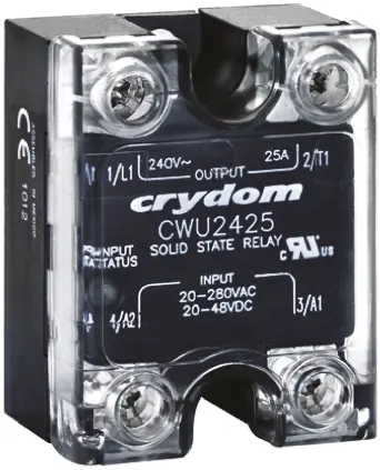 Produktfoto 1 von Sensata / Crydom CW48 Panel Halbleiterausgang 660 V ac 280V ac / 25 A