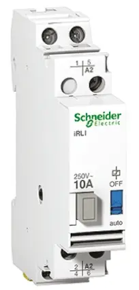 Produktfoto 1 von Schneider Electric Acti 9 Interface Relais 24V ac, 1-poliger Wechsler DIN-Schienen