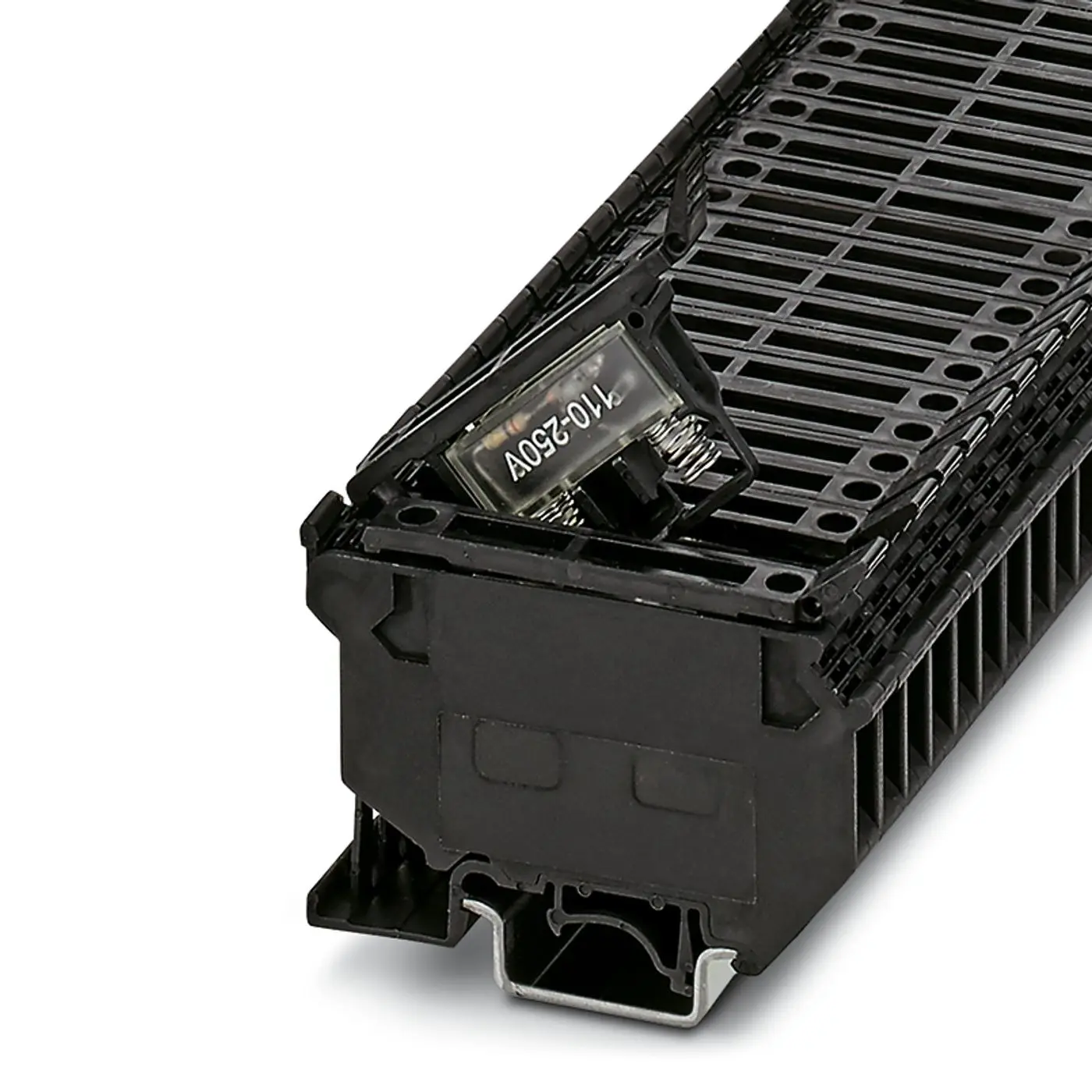 Phoenix Contact UK5-HESILA 250 Reihenklemme mit Sicherungshalter 1 Schwarz, 0.2 to 4 mm², 500 V Schraubbefestigung