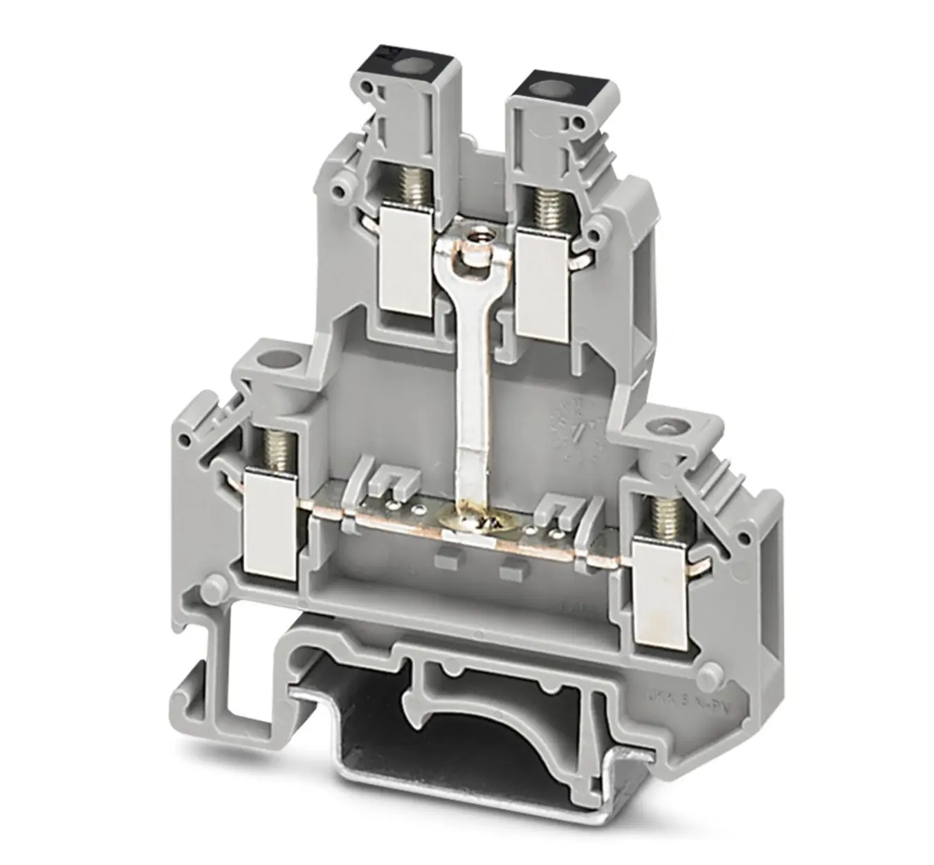 Produktfoto 1 von Phoenix Contact UKK 5-PV Anschlussklemmenblock DIN-Schiene 2 Grau, 0.2 to 4 mm², 500 V Schraubbefestigung