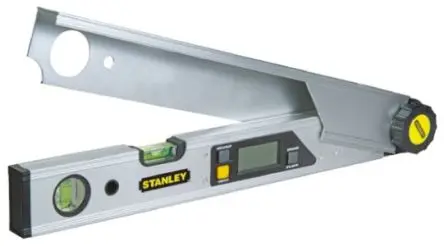 Produktfoto 1 von Stanley Neigungsmesser, Typ Digital, 400 mm, Rahmen Aluminium, 2 Libelle/n Wasserdicht/Wasserbeständig, ±0.1°