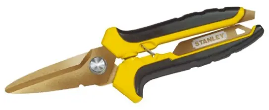 Produktfoto 1 von Stanley 312 mm Blechschere für Kupfer, Eisen, Kabel, Weichstahl