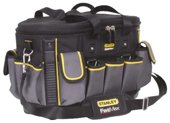 Produktfoto 1 von Stanley Langlebige Materialien Hartboden Tasche mit Reißverschluss, 330 mm x 18 in x 310 mm Schultergurt