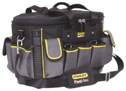 Produktfoto 1 von Stanley Langlebige Materialien Hartboden Tasche mit Reißverschluss, 330mm x 18 Zoll x 310 mm Schultergurt