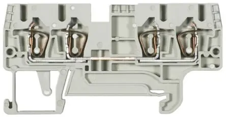 Produktfoto 1 von Wieland WKFN Anschlussklemmenblock für Durchkontaktierung 1 Grau, 2.5mm², 800V Klemme ATEX