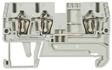Produktfoto 1 von Wieland WKFN Anschlussklemmenblock für Durchkontaktierung 1 Grau, 2.5mm², 800V Klemme ATEX