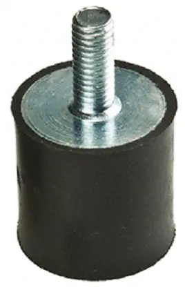 Produktfoto 1 von FIBET Gummi Vibrationsdämpfer, Außengewinde-Puffer M8, Ø 40mm x 35mm