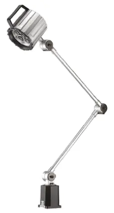 Produktfoto 1 von RS PRO LED Maschinenleuchte Schwenkarm 1100 lm / 12 W, 800mm 100 → 260 V ac