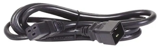 Produktfoto 1 von APC Netzkabel, B IEC 320 C19, 4.5 m Schwarz, 240 V