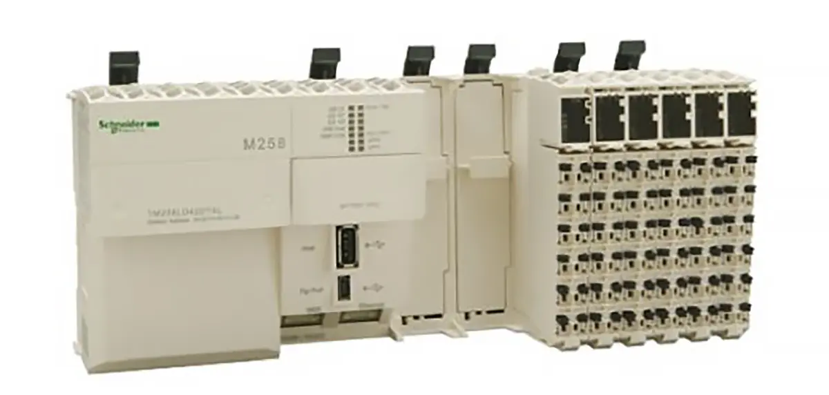 Produktfoto 1 von Schneider Electric Modicon M258 SPS CPU, 26 Eing. Digital Ausg.Typ Analog, digital Eing.Typ für Modicon M258 24 V dc