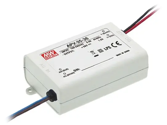Produktfoto 1 von MEAN WELL LED-Treiber 127 → 370 V dc, 90 → 264 V ac LED-Treiber, Ausgang 5V / 5A Konstantspannung