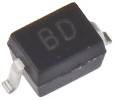 Produktfoto 1 von DiodesZetex 1 TVS-Diode Bidirektional Array 84 W 6 V min., 2-Pin, Oberfläche 5 V max SOD-323