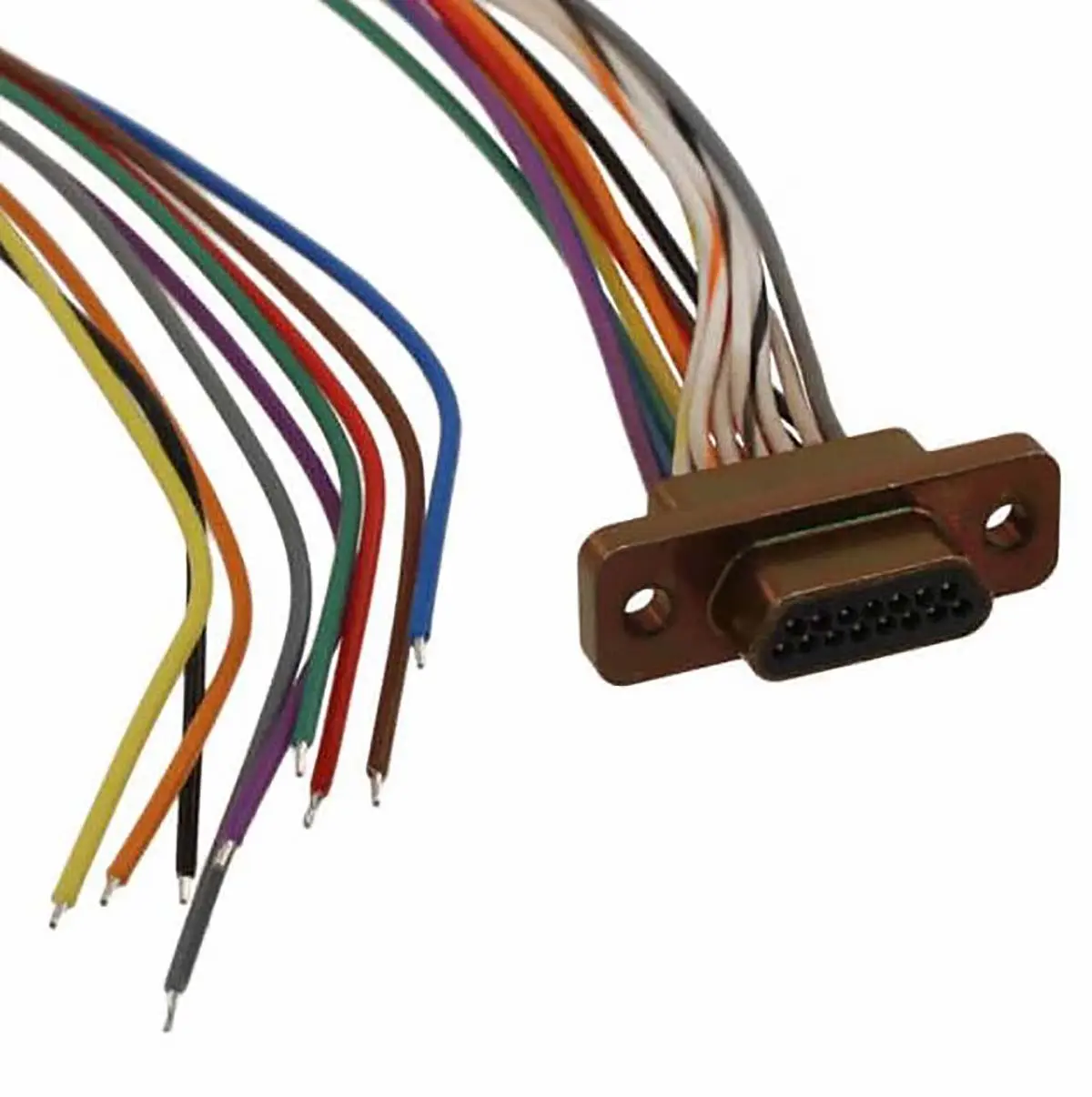 Produktfoto 1 von ITT Cannon MDM D-Sub-Steckverbinder Gerade, 15-polig 1.27 mm Raster, Kabel
