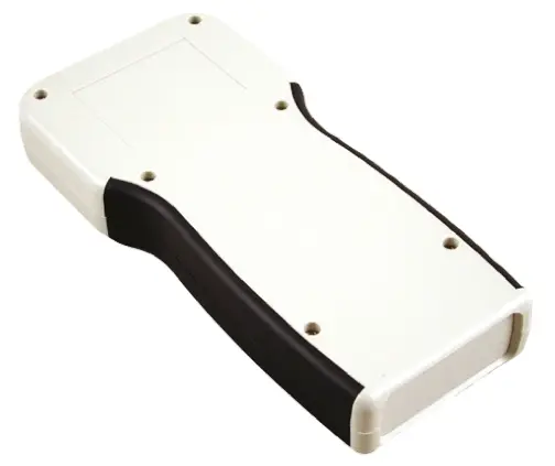 Produktfoto 1 von Hammond Serie 1553 Tragbares Gehäuse, Schwer entflammbares ABS, 100 mm, 210 mm, H. 32 mm, Grau, IP54