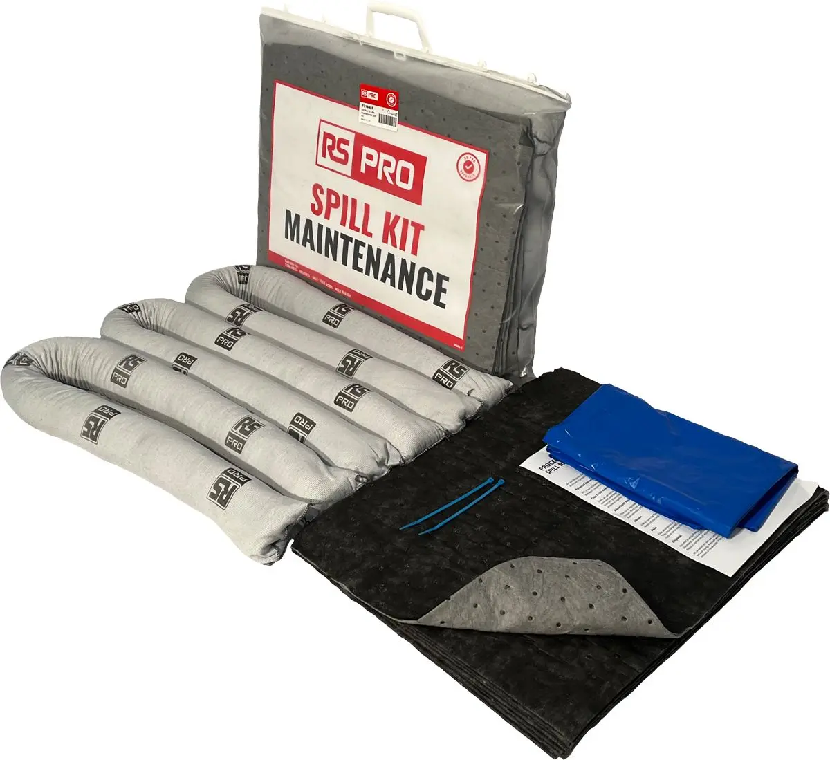Produktfoto 1 von RS PRO Bindemittel-Kit, Aufnahme bis 15 L, Einsatz in Wartung