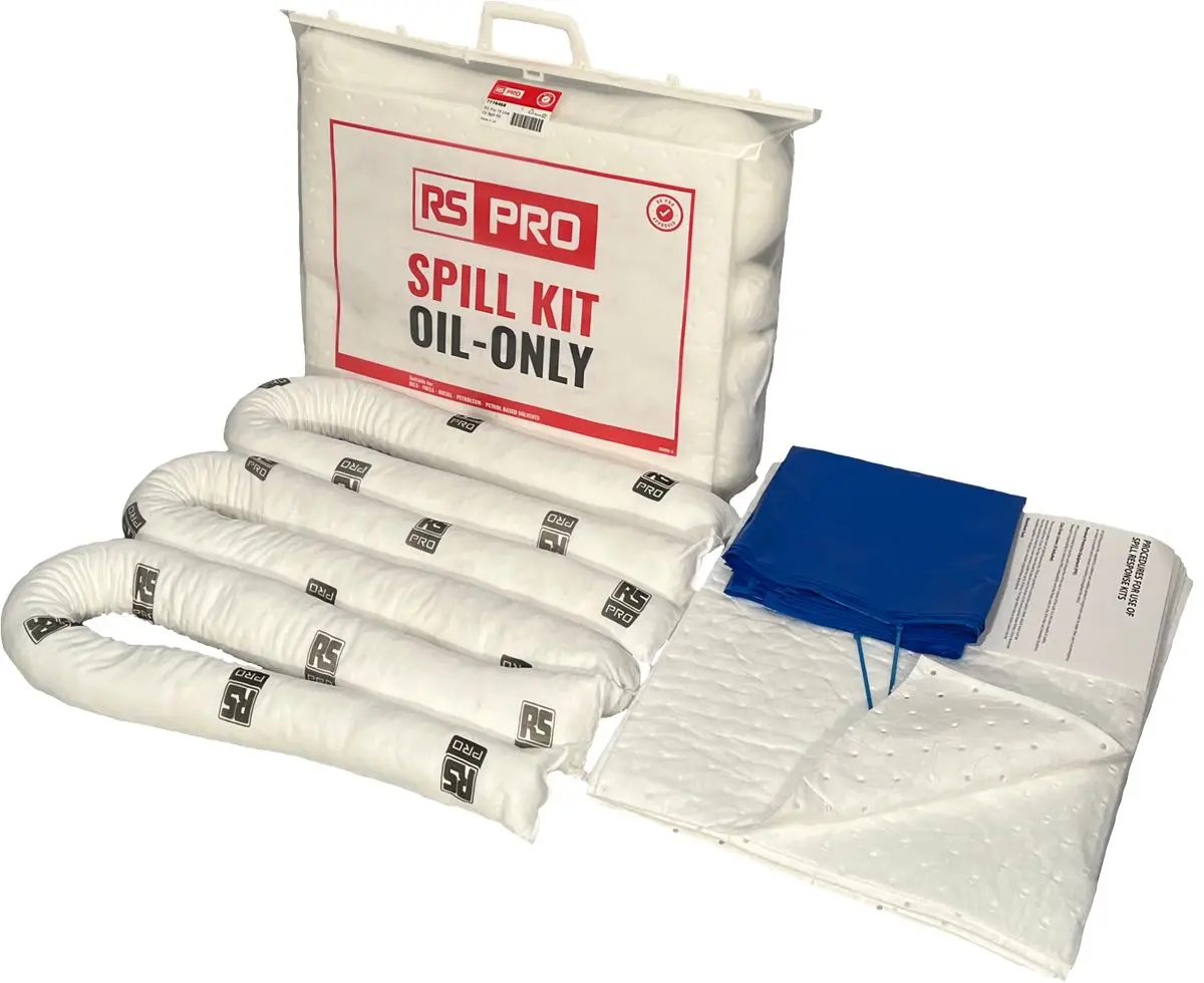 Produktfoto 1 von RS PRO Bindemittel-Kit, Aufnahme bis 15 L, Einsatz in Öl